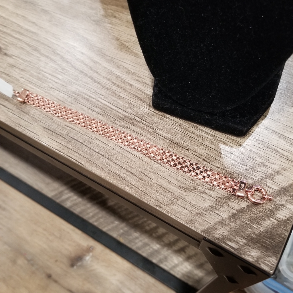 Sterling Silver Bracelet. 7.5 Inch